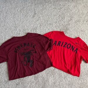 Set Fireball Cutoff & Nike Red Arizona T-Shirt Cutoff